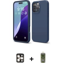 Cepte Toptan iPhone 16 Pro Max Kozmos Yansıma Özel Seri - Siyah Joko Magic 5d Hayalet Cam + Gold Pvd Metal Kamera Lens