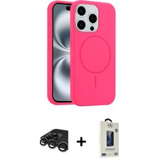 Cepte Toptan iPhone 15 Pro Max Yankı Form Serisi - Siyah Bilvis Hayalet Cam Ekran Koruyucu + Titanyum Gri Raze Metal Kamera Lens