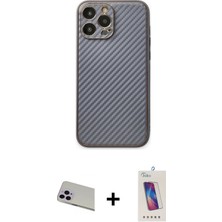 Cepte Toptan iPhone 13 Pro Max Ahenk Işık - Siyah Joko 5d Cam + Mor Rainbow Kamera Lens Koruma Cam