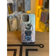 Avcı Teknoloji Market iPhone 15 Pro Max Uyumlu Renkli Illüstrasyon Özel Tasarım Silikon Kılıf