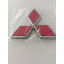 Restinal Mitsubishi L200 Bagaj Logo 2006-2015 Arası Uyumlu 10 cm Bantlı Arma Krom Plastik