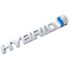Restinal Hybrid Yazı Toyota Hybrid Yan ve Arka Yazı Logo Arma Hybrid Logo