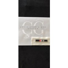 Restinal Audi S5 Logo Arka Bagaj Arma Amblem Aksesuar S5 Çamurluk Yazısı