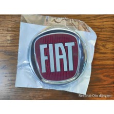 Restinal Fiat Doblo (2. Nesil ve Sonrası) Ön Panjur Arması- Ithal Krom 9,5 cm Çap Ölçüsü