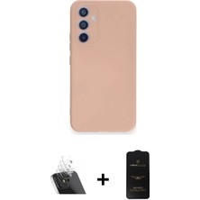 Cepte Toptan Galaxy A54 5g Ahenk Serisi - Siyah 6d Antistatik Mat Seramik Hayalet Nano Ekran Koruyucu + Şeffaf Kamera Lens Koruma Cam