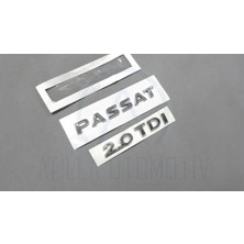 Restinal Volkswagen Passat B7 B8 cc 2.0 Tdi Bagaj Yazısı Takım Krom