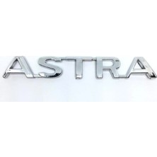 Restinal Opel Astra G Bagaj Yazısı Nikelaj Kaplama - Kaliteli Ürün