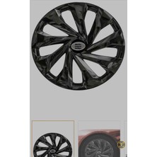 Yonga Oto Dacia ( 16 Inç ) Jant Kapağı Kırılmaz 4 Adet ,amblem ve 8 Adet Plastik Kelepçe Hediyeli