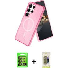 Galaxy S24 Ultra Nova Asil Prime - Siyah Joko Magic 5d Hayalet Cam + Sarı Raze Metal Kamera Lens