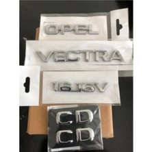 Restinal Vectra 1.6 16V CD Yazı-Bagaj Yazısı-Takım Fiyatıdır--Vectra B Kasa Uyumlu