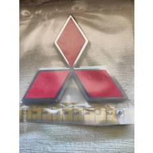 Restinal Mitsubishi L300 Bagaj Arma Logo 10 cm Bantlı 1986-2000 Oto Aksesuar Krom Plastik