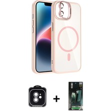 Cepte Toptan iPhone 11 Yadigar Asil Koleksiyonu - Şeffaf 360 Full Body Arka Koruyucu + Yeşil Pvd Metal Kamera Lens
