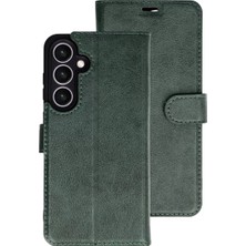 Stylmenplus Newface Samsung Galaxy S26 Kılıf Trend S Plus Kapaklı Kılıf - Yeşil