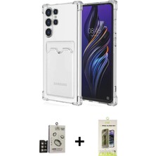 Galaxy S24 Ultra Doruk Klasik Koleksiyonu - Siyah Joko Magic 5d Hayalet Cam + Gold Bilvis Titan Kamera Lens