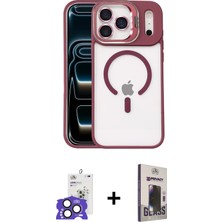 Cepte Toptan iPhone 17 Pro Max Yadigar Asil Koleksiyonu - Siyah Bilvis Hayalet Cam Ekran Koruyucu + Natural Grey Bilvis Titan Kamera Lens