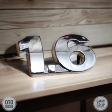 Restinal Ithal Volkswagen Golf 5 1.6 Yazısı A Kalite 3m 3D Krom Nikelaj Kaplama