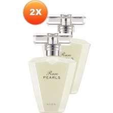 Avon Kadınlar İçin Rare Pearls EDP 50 ml İkili Set Şık Tasarımlı Parfüm