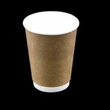 Kraft 14 Oz Kraft Double Wall Karton Bardak(Çift Duvarlı) 20 Adet