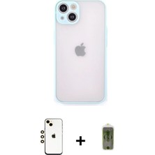 Cepte Toptan iPhone 14 Ahenk Çizgi Serisi - Siyah Joko Magic 5d Hayalet Cam + Gold Shine Kamera Lens