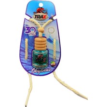 Restinal Oto Araç Ayna Asma Şişe Cam Koku Okyanus Aromalı Oto Parfümü 8ml