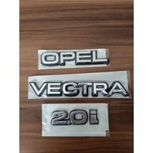 Restinal Opel Vectra A Kasa Opel Vectra 2.0i Bagaj Yazısı 3lü Takım Opel Vectra Bagaj Yazısı 2.0 I