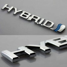 Restinal Hybrid Yazı Toyota Hybrid Yan ve Arka Yazı