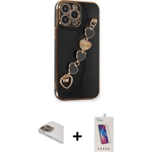 Cepte Toptan iPhone 13 Pro Max Nova Işık Prime - Siyah Joko 5d Cam + Gold Pers Alüminyum Kamera Lens