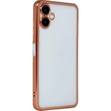 Stylmenplus Newface Samsung Galaxy A07 4g Razer Lensli Silikon - Çöl Titanyum