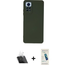 Cepte Toptan Redmi Note 12 Pro 4g Ahenk Serisi - Şeffaf Pasifik Cam Ekran Koruyucu + Şeffaf Kamera Lens Koruma Cam