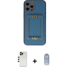 Cepte Toptan iPhone 12 Pro Max Kozmos Minimal Prime - Siyah Joko Magic 5d Cam + Gold Shine Kamera Lens