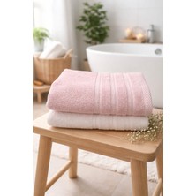 Banyodünyam 2 Adet %100 Doğal Pamuk  El ve Yüz Havlusu / Baş Havlusu 50X90 cm