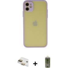 Cepte Toptan iPhone 11 Ahenk Çizgi Serisi - Siyah Joko Magic 5d Hayalet Cam + Gold Pers Alüminyum Kamera Lens