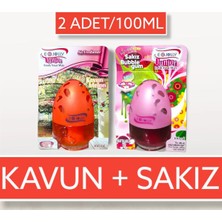 Restinal Kavanoz Küre Oda ve Araba Kokusu Kavun/sakız