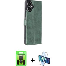 Cepte Toptan Galaxy A07 4g Siluet Işık Serisi - Siyah 3D Antistatik Cam Ekran Koruyucu + Siyah Raze Metal Kamera Lens