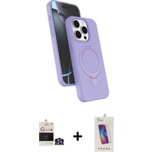 Cepte Toptan iPhone 14 Pro Max Iz Işık Koleksiyonu - Siyah Joko 5d Cam + Gümüş Bilvis Titan Kamera Lens