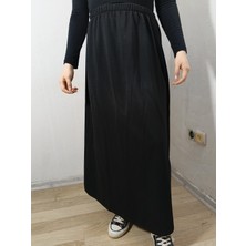 Hoaryage Beli Lastikli Desenli Viskon Basma Kumaş Maxi Boy Anne Etek 36-48BEDEN