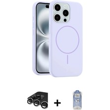 Cepte Toptan iPhone 15 Pro Max Yankı Form Serisi - Siyah Joko Magic 5d Cam + Gümüş Raze Metal Kamera Lens