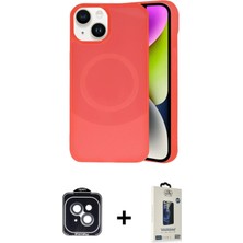 Cepte Toptan iPhone 14 Ufuk Serisi - Siyah Bilvis Hayalet Cam Ekran Koruyucu + Siyah Pvd Metal Kamera Lens