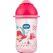 Wee Baby Pipetli Pp Bardak 380 ml Açık Pembe 6+ Ay Bebekler İçin Ergonomik Tasarım