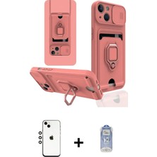 Cepte Toptan iPhone 14 Vadi Form Prime - Siyah Joko Magic 5d Cam + Gümüş Shine Kamera Lens