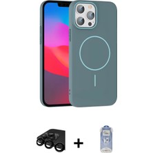 Cepte Toptan iPhone 15 Pro Max Siluet Doku Özel Seri - Siyah Joko Magic 5d Cam + Siyah Raze Metal Kamera Lens