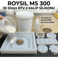 Roysil Roysıl® MS 300 Rtv-2 Kalıp Silikonu 30 Shore – Yarı Şeffaf %2 Katalizörlü 25 kg