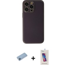 iPhone 13 Pro Max Yadigar Klasik - Siyah Joko 5d Cam + Mavi Shine Kamera Lens Koruma Cam