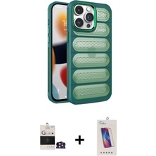 Cepte Toptan iPhone 14 Pro Max Yadigar Doku Özel Seri - Siyah Joko 5d Cam + Gold Bilvis Titan Kamera Lens