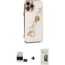 Cepte Toptan iPhone 14 Pro Max Nova Işık Prime - Siyah 6d Mat Seramik Hayalet Nano Ekran Koruyucu + Derin Mor Bilvis Titan Kamera Lens