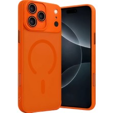 AK-SA-STR Newface Apple iPhone 17 Pro Max Jota Lensli Magsafe Kapak - Turuncu