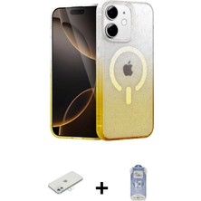 Cepte Toptan iPhone 11 Eksen Minimal Özel Seri - Siyah Joko Magic 5d Cam + Sarı Renkli Kamera Lens Koruma Cam