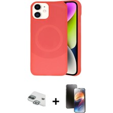 Cepte Toptan iPhone 11 Ufuk Serisi - Siyah 3D Antistatik Mat Seramik Nano Ekran Koruyucu + Yeşil Pers Alüminyum Kamera Lens