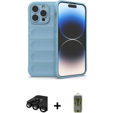 Cepte Toptan iPhone 15 Pro Max Atlas Koleksiyonu - Siyah Joko Magic 5d Hayalet Cam + Siyah Raze Metal Kamera Lens