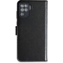 AK-SA-STR Newface Oppo Reno 5 Lite Trend S Plus Kapaklı Kılıf - Siyah